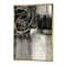 Designart - A Geometric Day I - Mid-Century Modern Canvas in Gold Frame